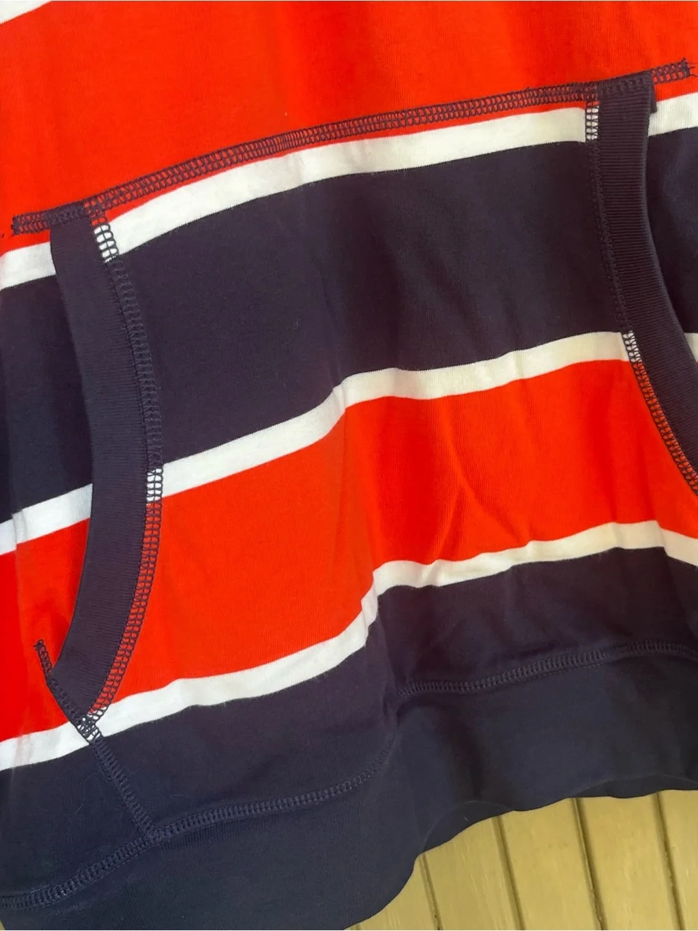 Nautica Striped Hooded Rugby Pullover XL - Picture 5 of 9